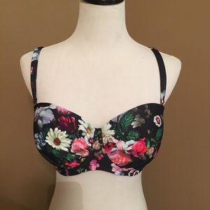 Ted Baker floral swimsuit top